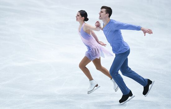 Figure skating. World Championships. Pairs. Short program