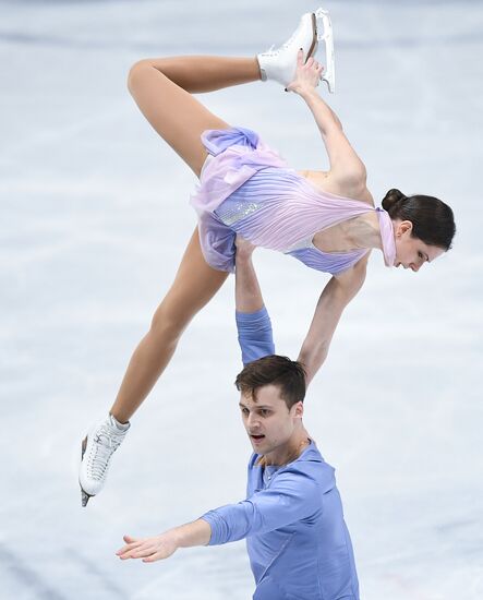 Figure skating. World Championships. Pairs. Short program