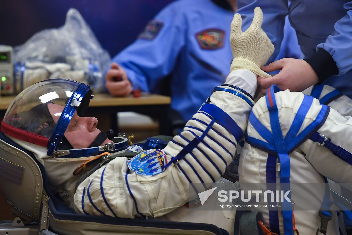 Launch of Soyuz-FG carrier rocket with Soyuz MS-08 spacecraft from Baikonur Space Center