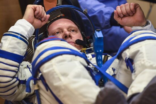 Launch of Soyuz-FG carrier rocket with Soyuz MS-08 spacecraft from Baikonur Space Center