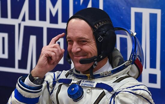 Launch of Soyuz-FG carrier rocket with Soyuz MS-08 spacecraft from Baikonur Space Center