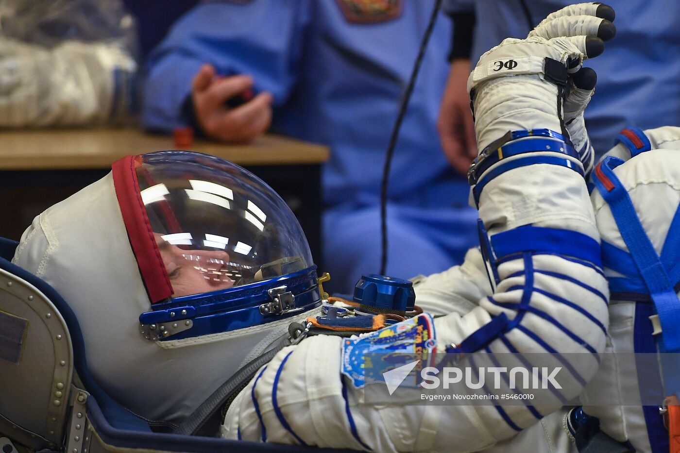 Launch of Soyuz-FG carrier rocket with Soyuz MS-08 spacecraft from Baikonur Space Center