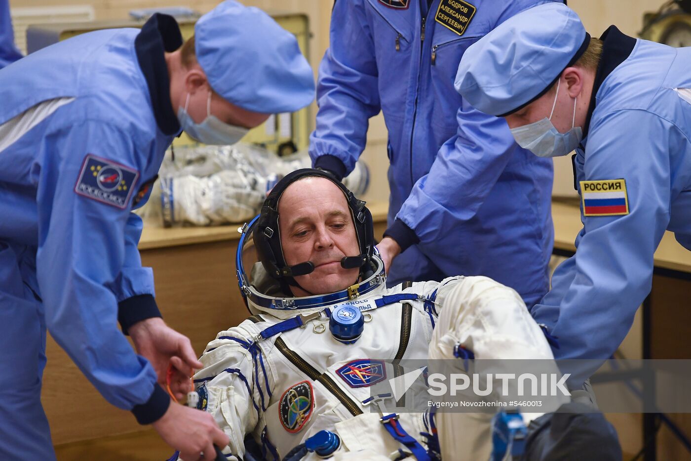 Launch of Soyuz-FG carrier rocket with Soyuz MS-08 spacecraft from Baikonur Space Center