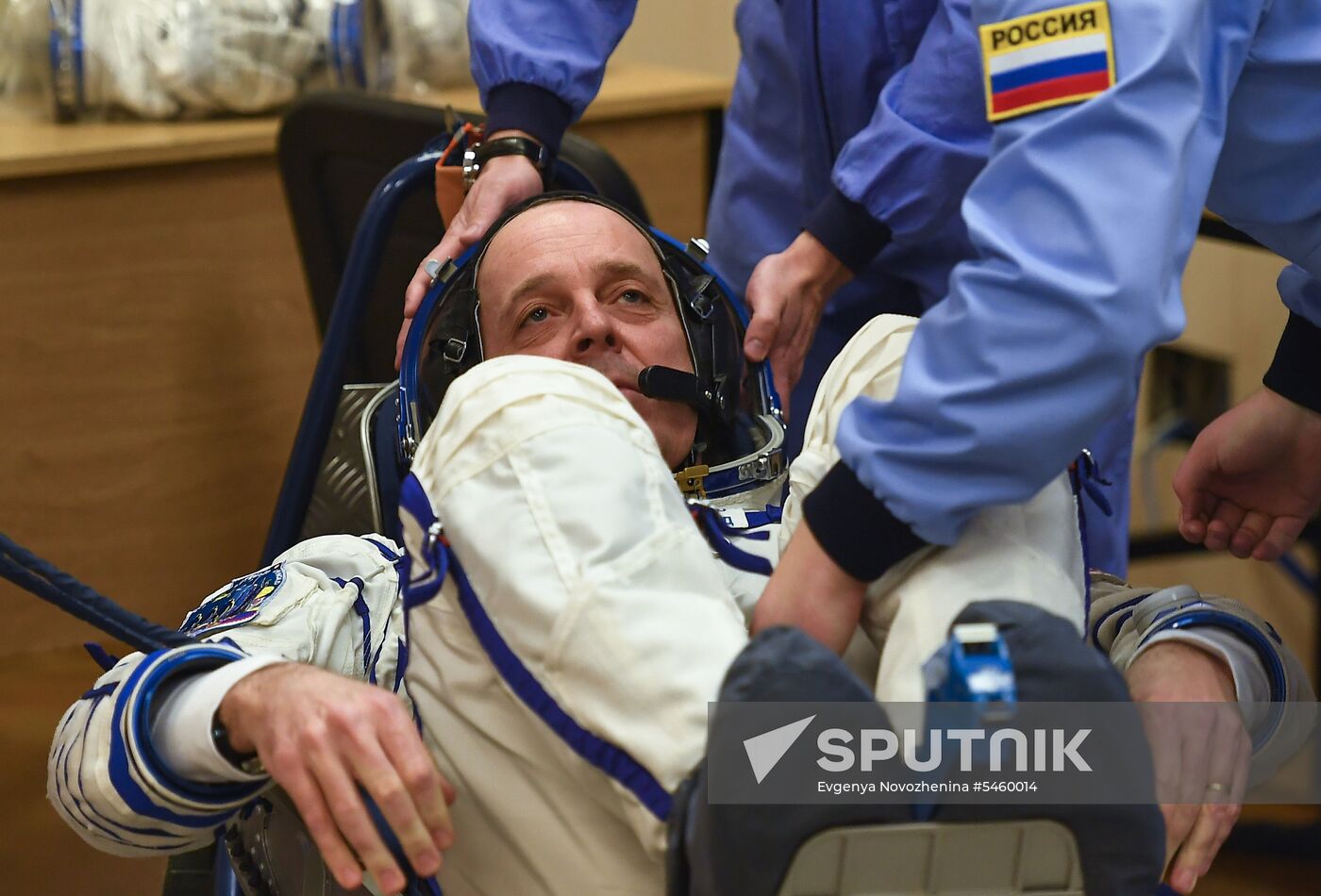 Launch of Soyuz-FG carrier rocket with Soyuz MS-08 spacecraft from Baikonur Space Center