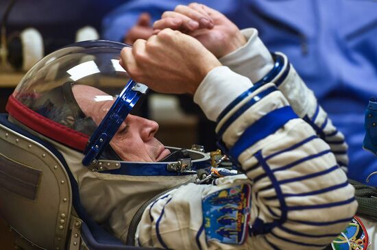 Launch of Soyuz-FG carrier rocket with Soyuz MS-08 spacecraft from Baikonur Space Center
