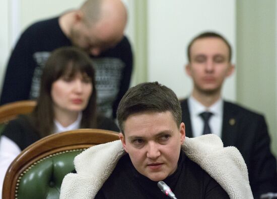 Meeting of Ukraine's Verkhovna Rada Committee on House Rules