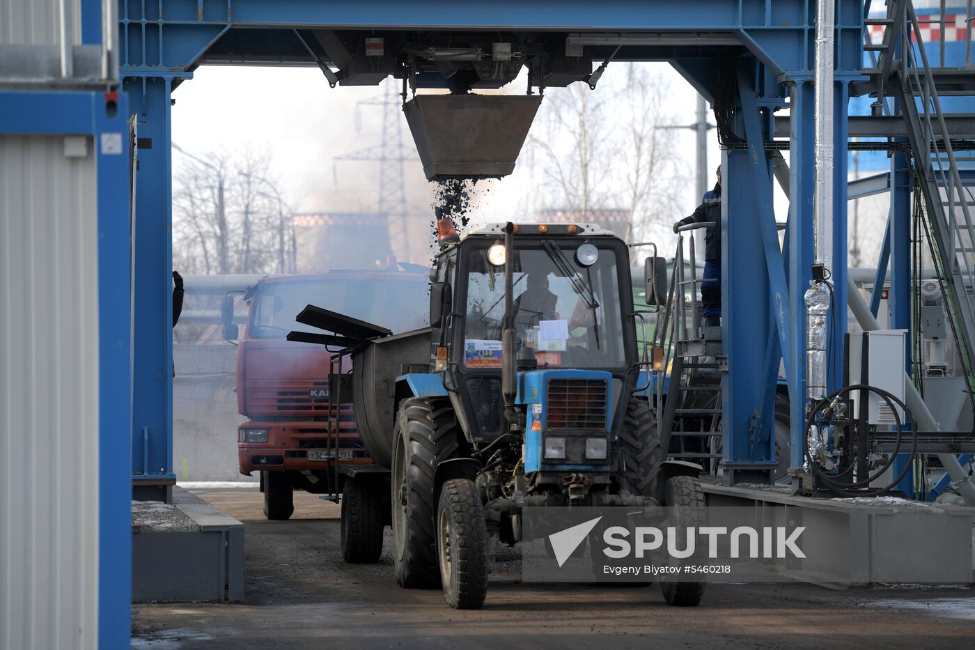 Asphalt and concrete plant in Moscow