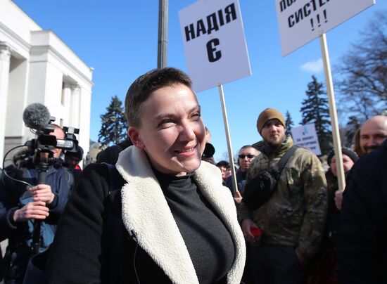 Rally in support of Nadezhda Savchenko in Kiev