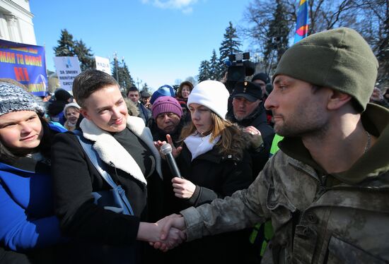 Rally in support of Nadezhda Savchenko in Kiev