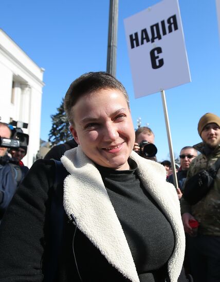 Rally in support of Nadezhda Savchenko in Kiev