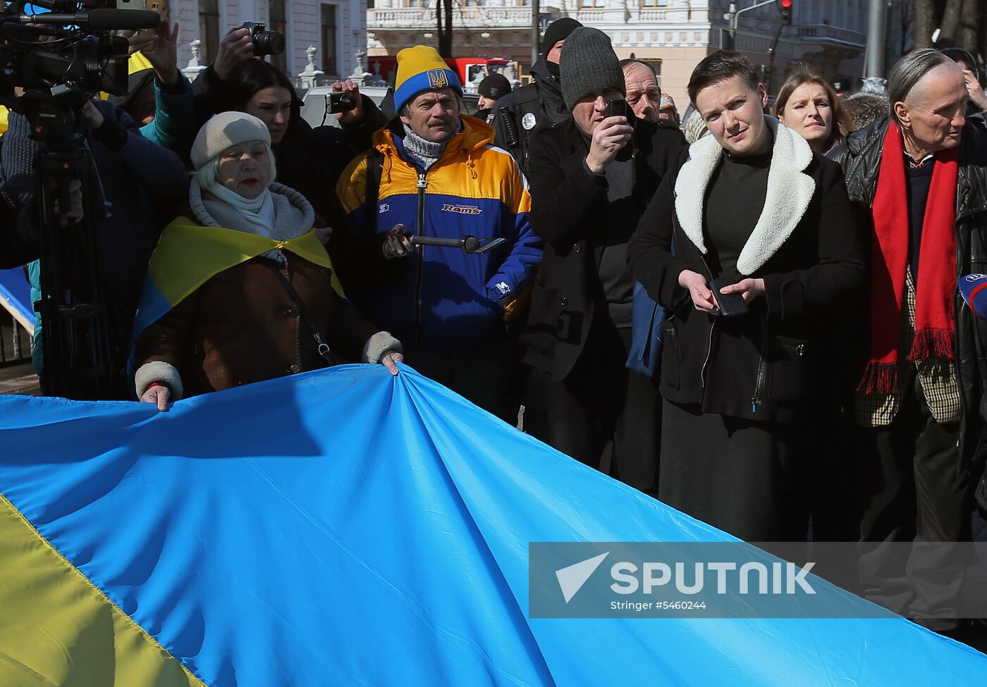 Rally in support of Nadezhda Savchenko in Kiev
