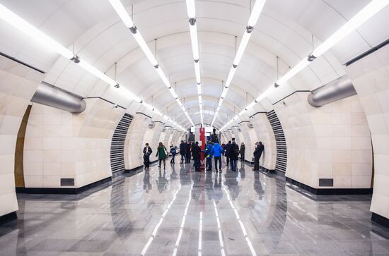 Opening of Moscow Metro's Okruzhnaya-Seligerskaya section