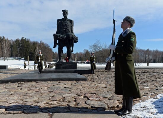 Commemorative event at Khatyn memorial