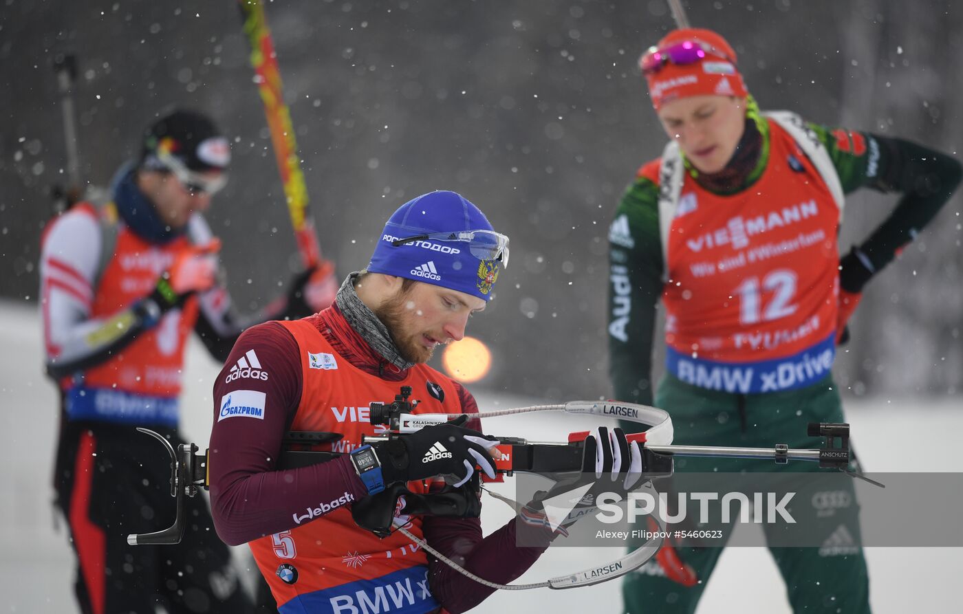 Biathlon World Cup 9. Men. Sprint