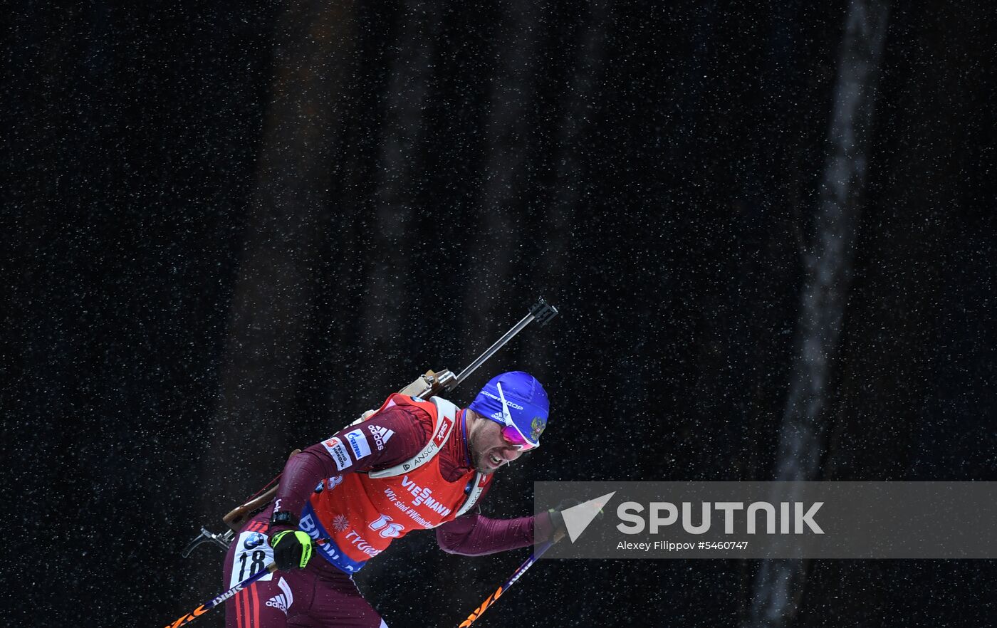 Biathlon World Cup 9. Men. Sprint