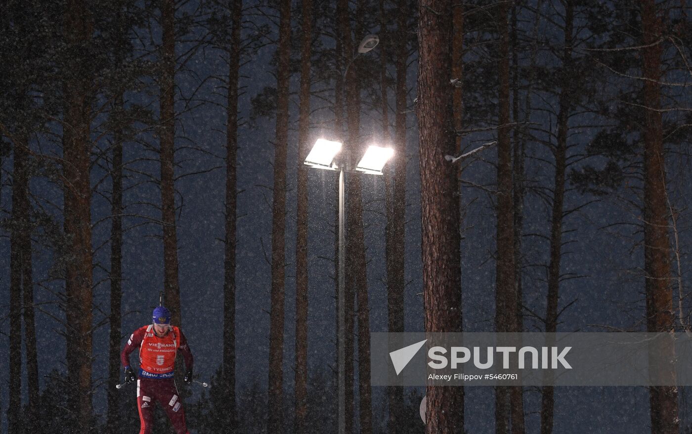 Biathlon World Cup 9. Men. Sprint