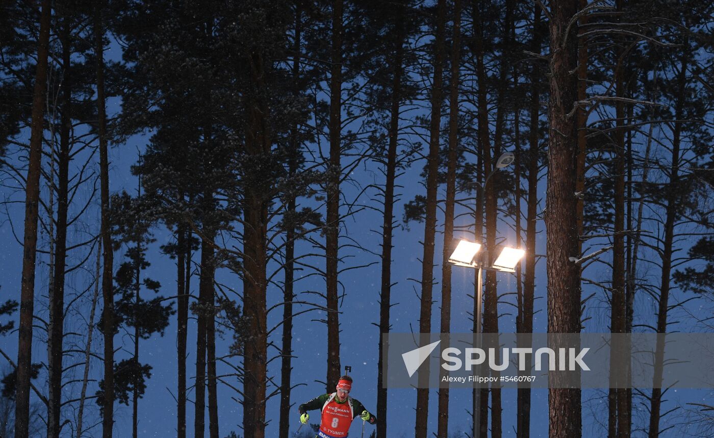 Biathlon World Cup 9. Men. Sprint