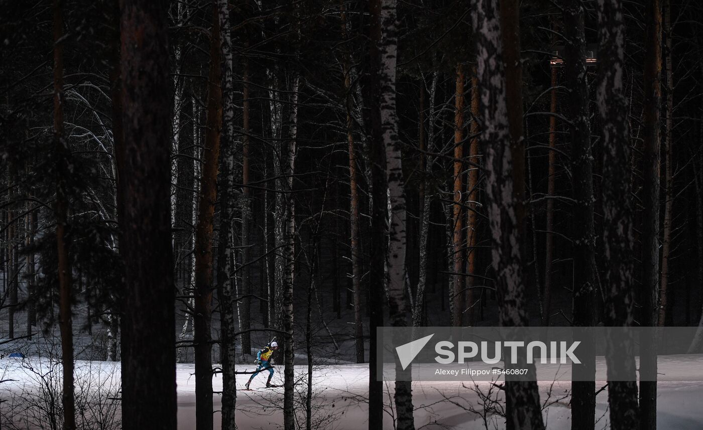 Biathlon World Cup 9. Men. Sprint
