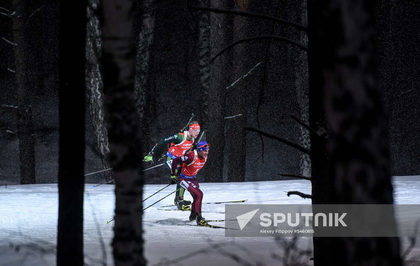 Biathlon World Cup 9. Men. Sprint