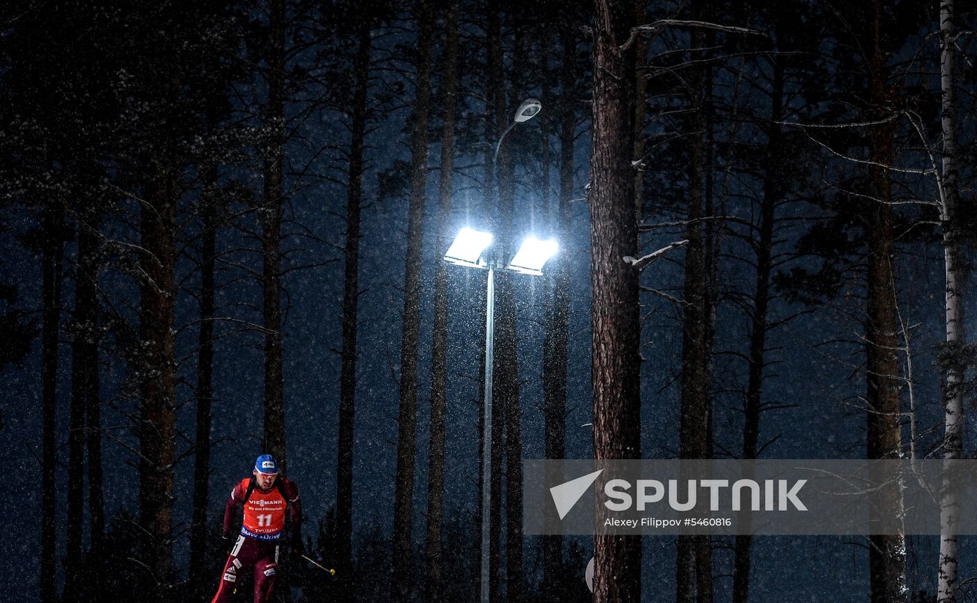 Biathlon World Cup 9. Men. Sprint