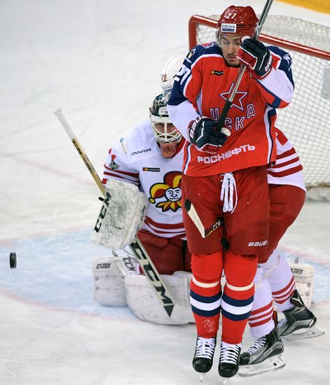 Ice hockey. KHL. CSKA vs. Jokerit
