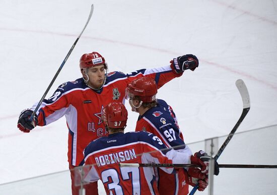 Ice hockey. KHL. CSKA vs. Jokerit