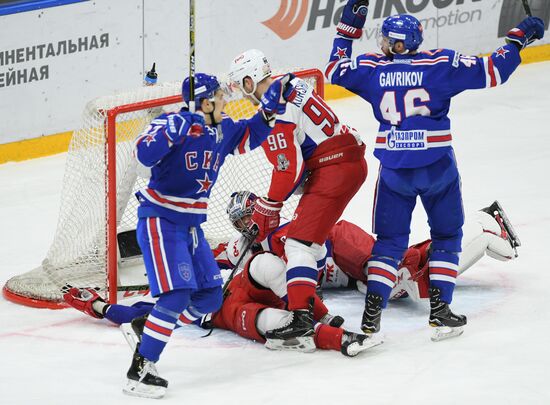 KHL. SKA vs Lokomotiv