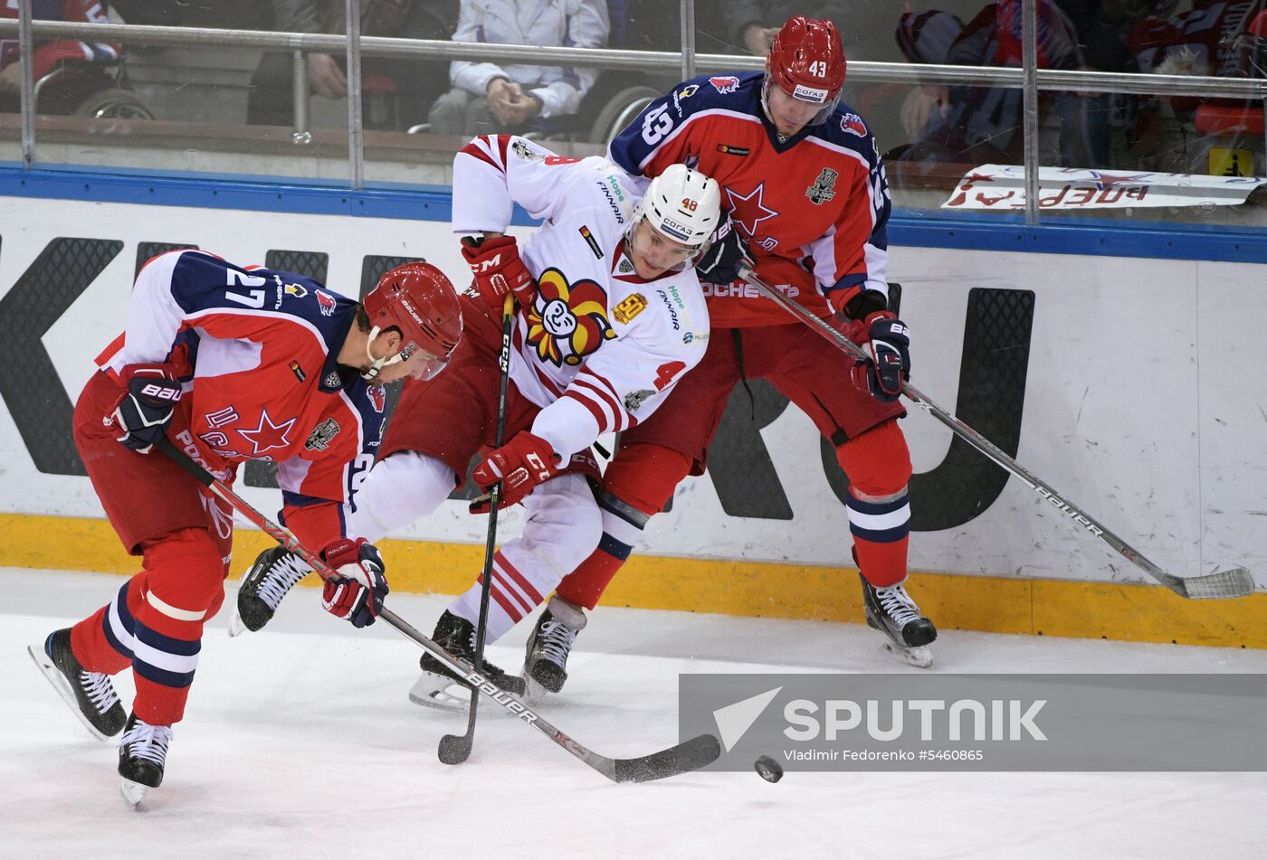 Ice hockey. KHL. CSKA vs. Jokerit