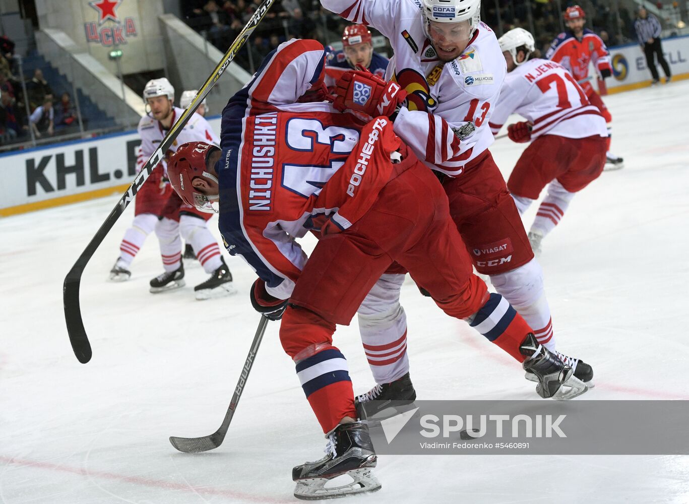Ice hockey. KHL. CSKA vs. Jokerit