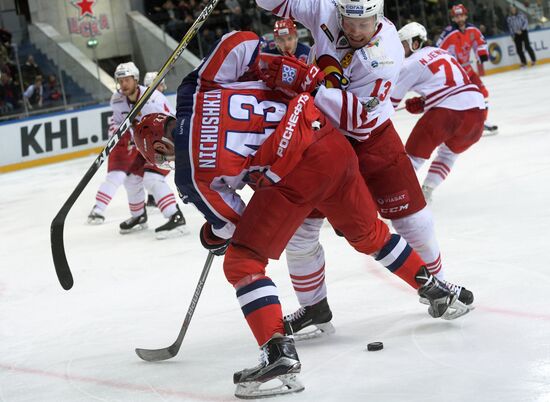 Ice hockey. KHL. CSKA vs. Jokerit