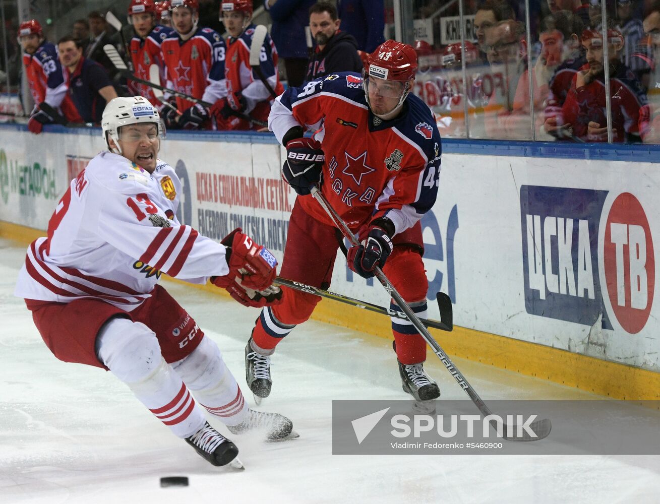 Ice hockey. KHL. CSKA vs. Jokerit