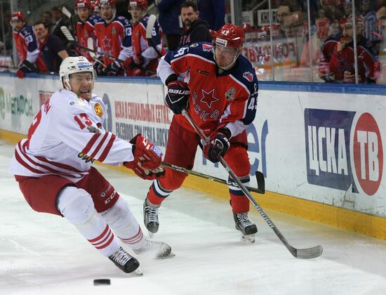 Ice hockey. KHL. CSKA vs. Jokerit