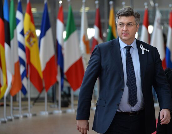 EU summit in Brussels