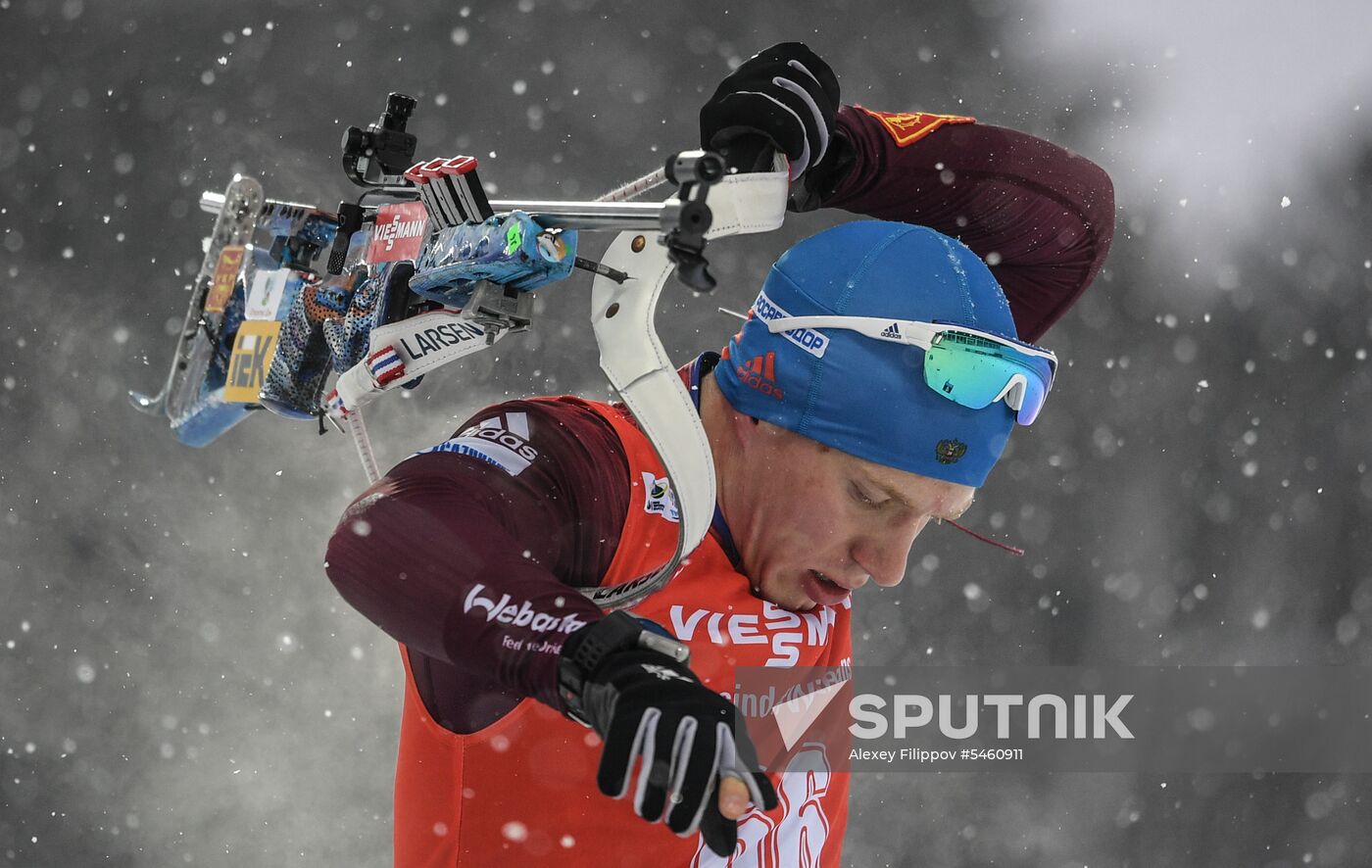 Biathlon World Cup 9. Men. Sprint