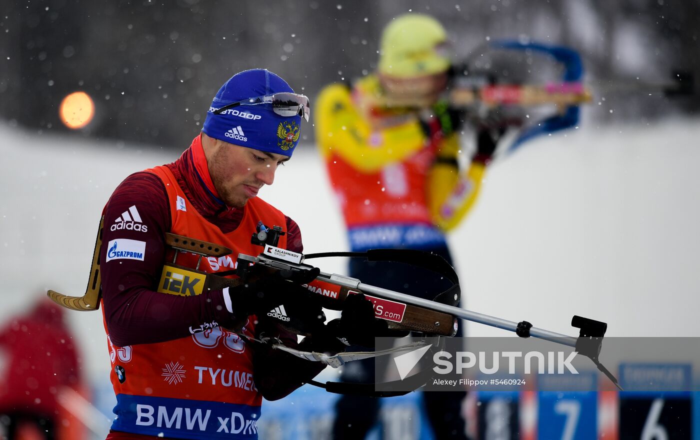 Biathlon World Cup 9. Men. Sprint