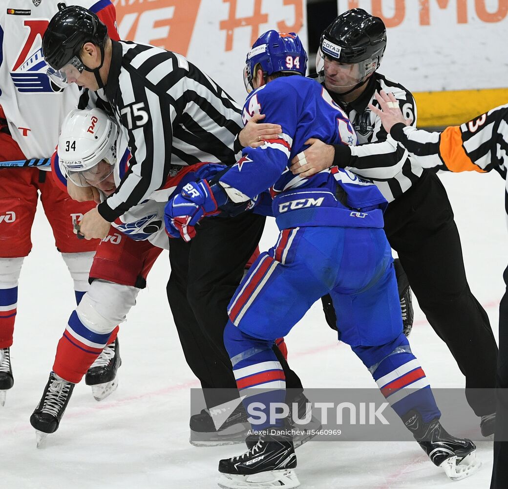 KHL. SKA vs Lokomotiv