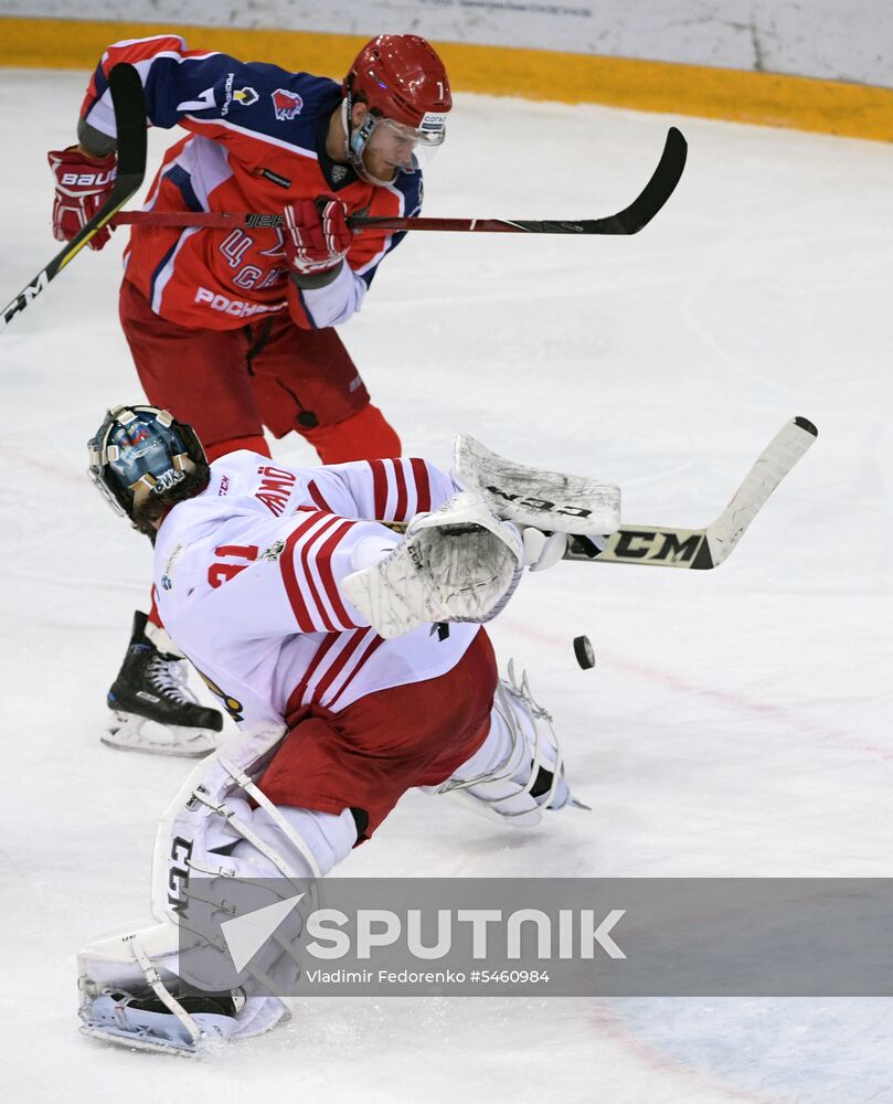 Ice hockey. KHL. CSKA vs. Jokerit