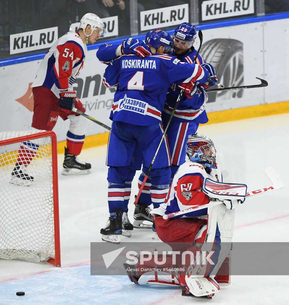 KHL. SKA vs Lokomotiv