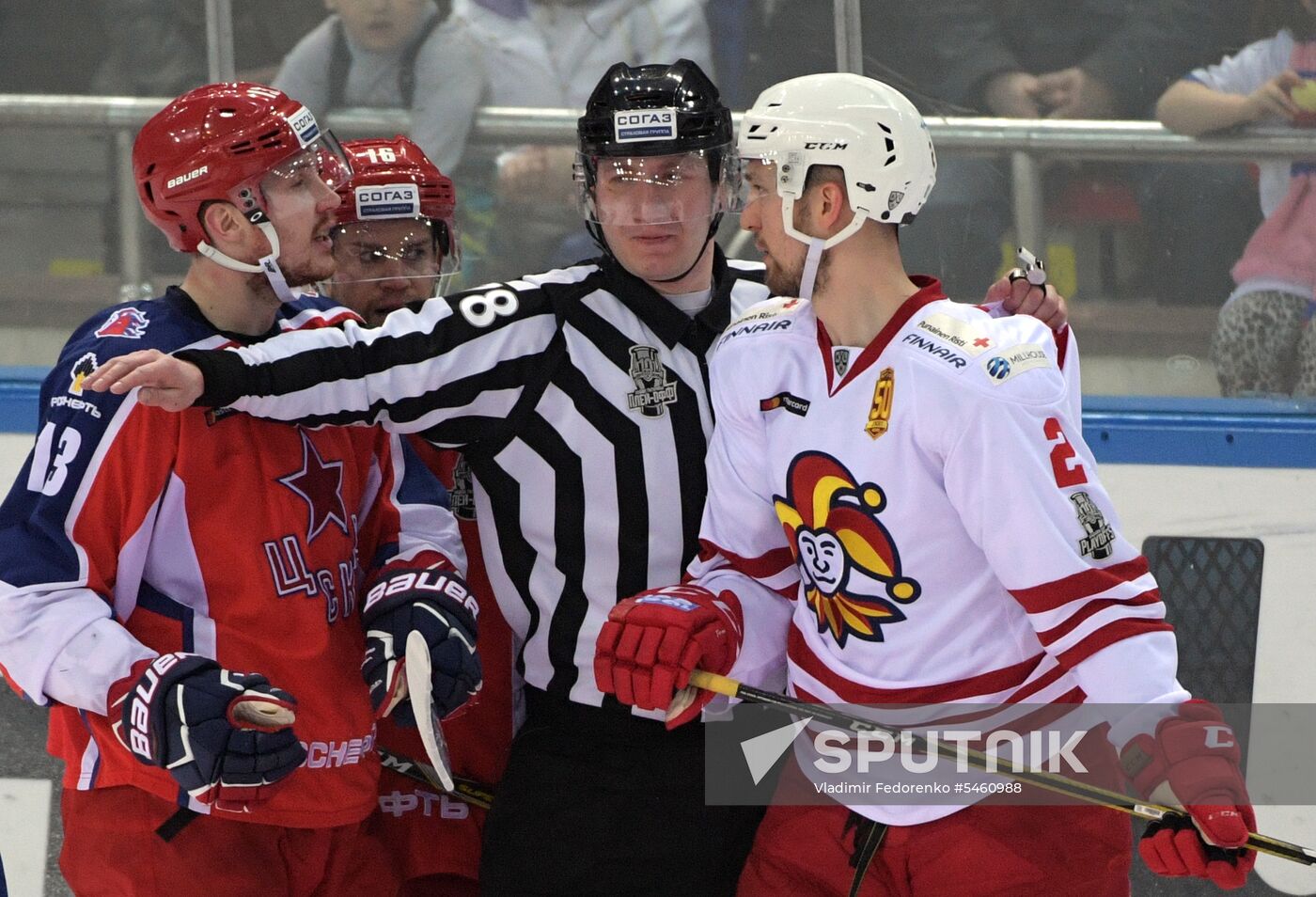 Ice hockey. KHL. CSKA vs. Jokerit