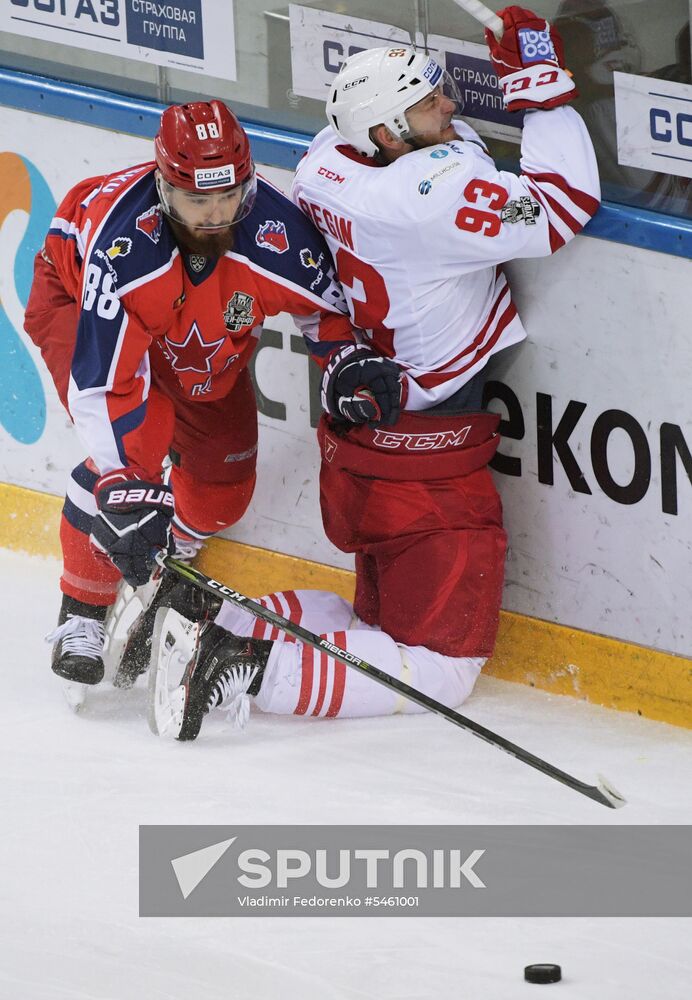 Ice hockey. KHL. CSKA vs. Jokerit