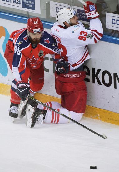 Ice hockey. KHL. CSKA vs. Jokerit