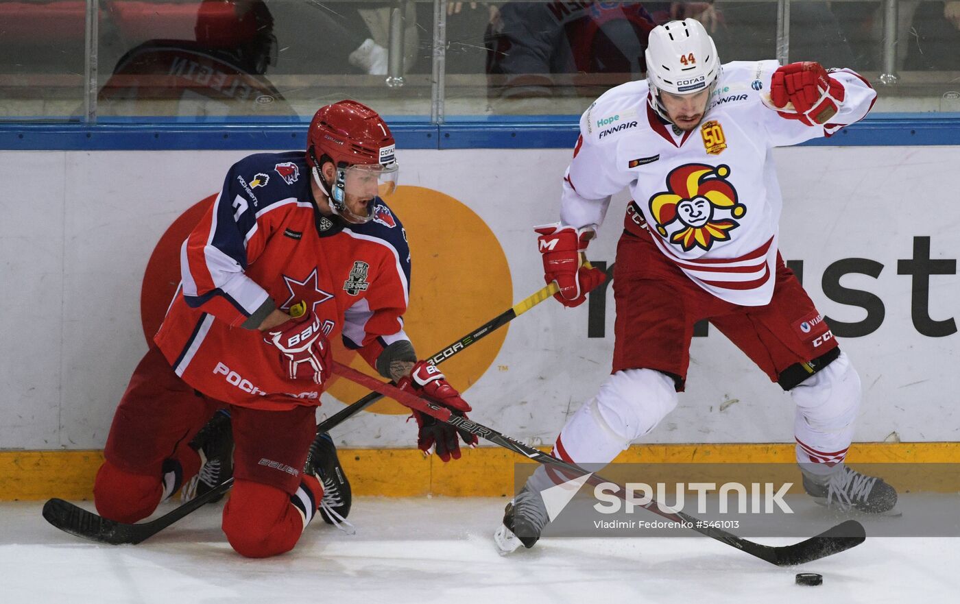 Ice hockey. KHL. CSKA vs. Jokerit
