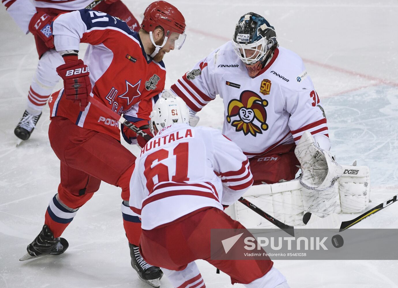 Ice hockey. KHL. CSKA vs. Jokerit