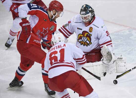 Ice hockey. KHL. CSKA vs. Jokerit