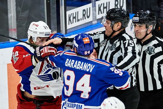 KHL. SKA vs Lokomotiv