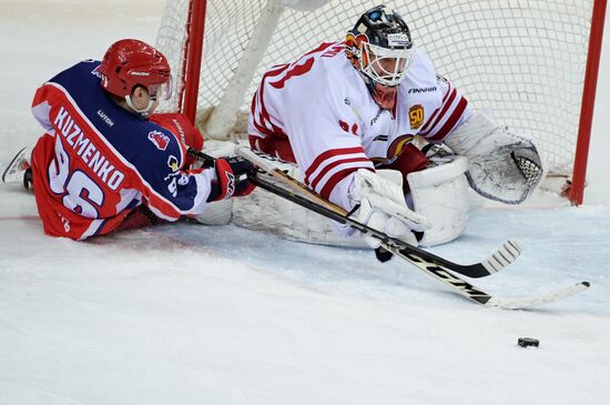 Ice hockey. KHL. CSKA vs. Jokerit
