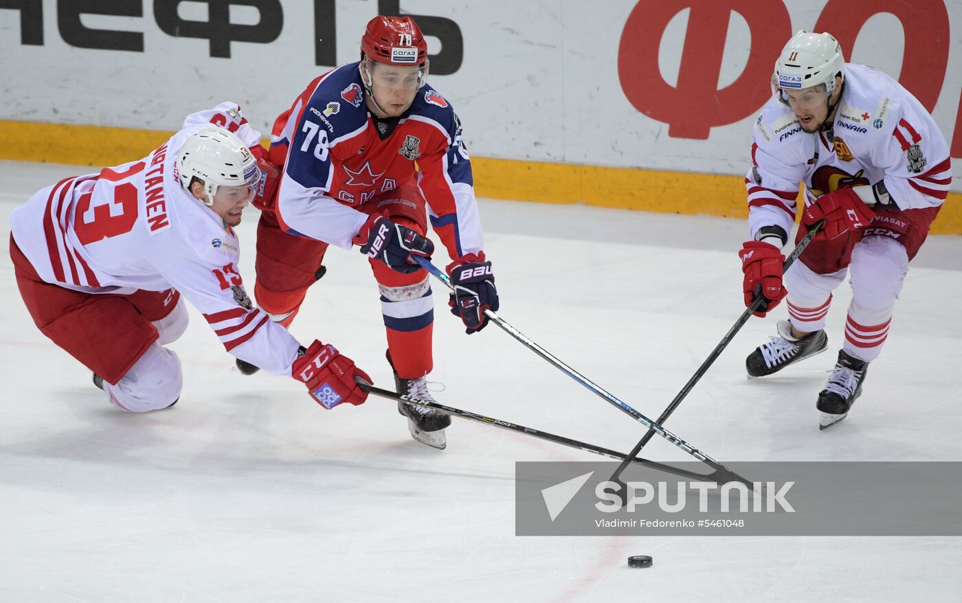 Ice hockey. KHL. CSKA vs. Jokerit