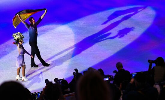 Figure skating. World Championships. Pairs. Free skating