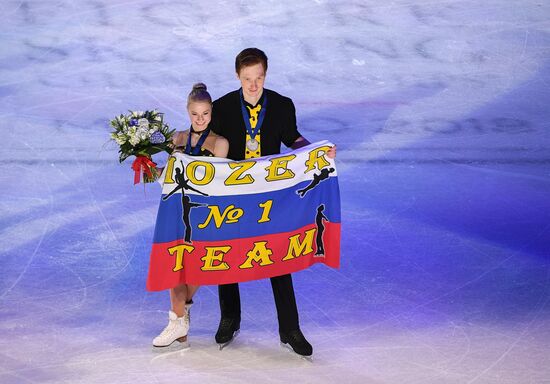 Figure skating. World Championships. Pairs. Free skating