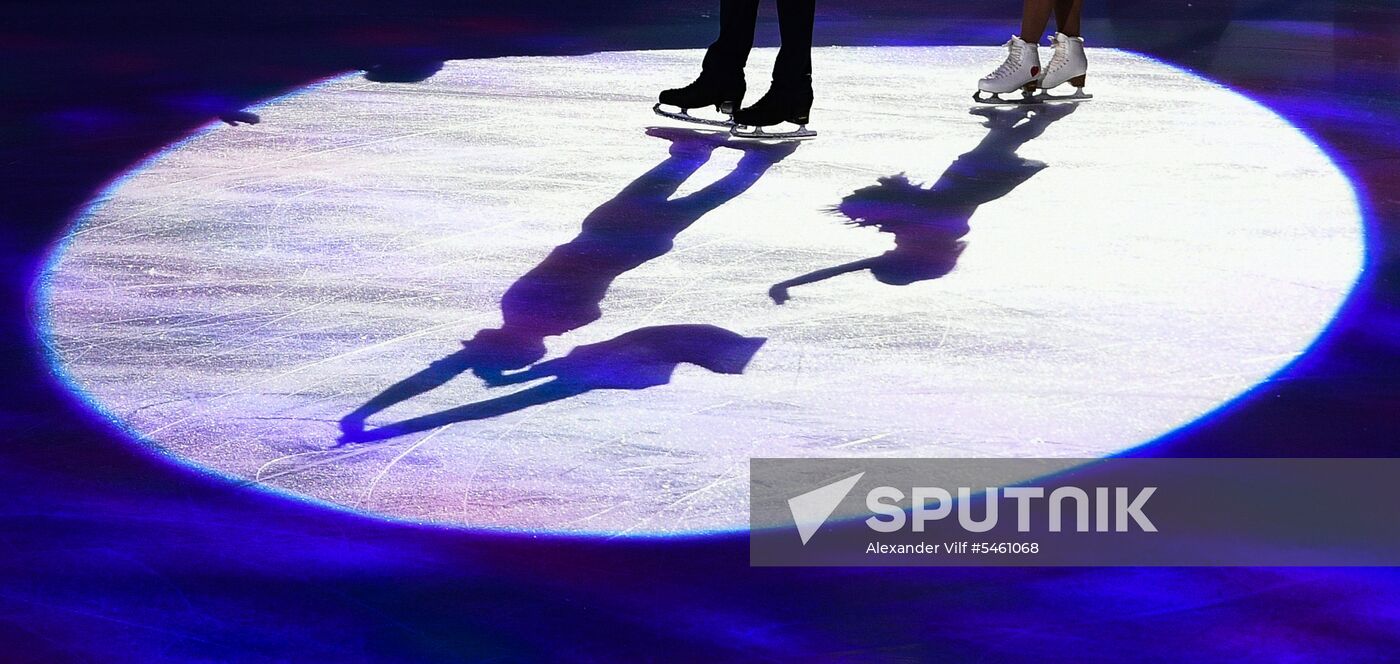 Figure skating. World Championships. Pairs. Free skating